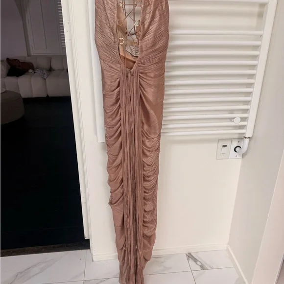 Maria Lucia Hohan “Lissandra” Gown – Creme Brulee – Size 40 (US 6) - Picture 9 of 10